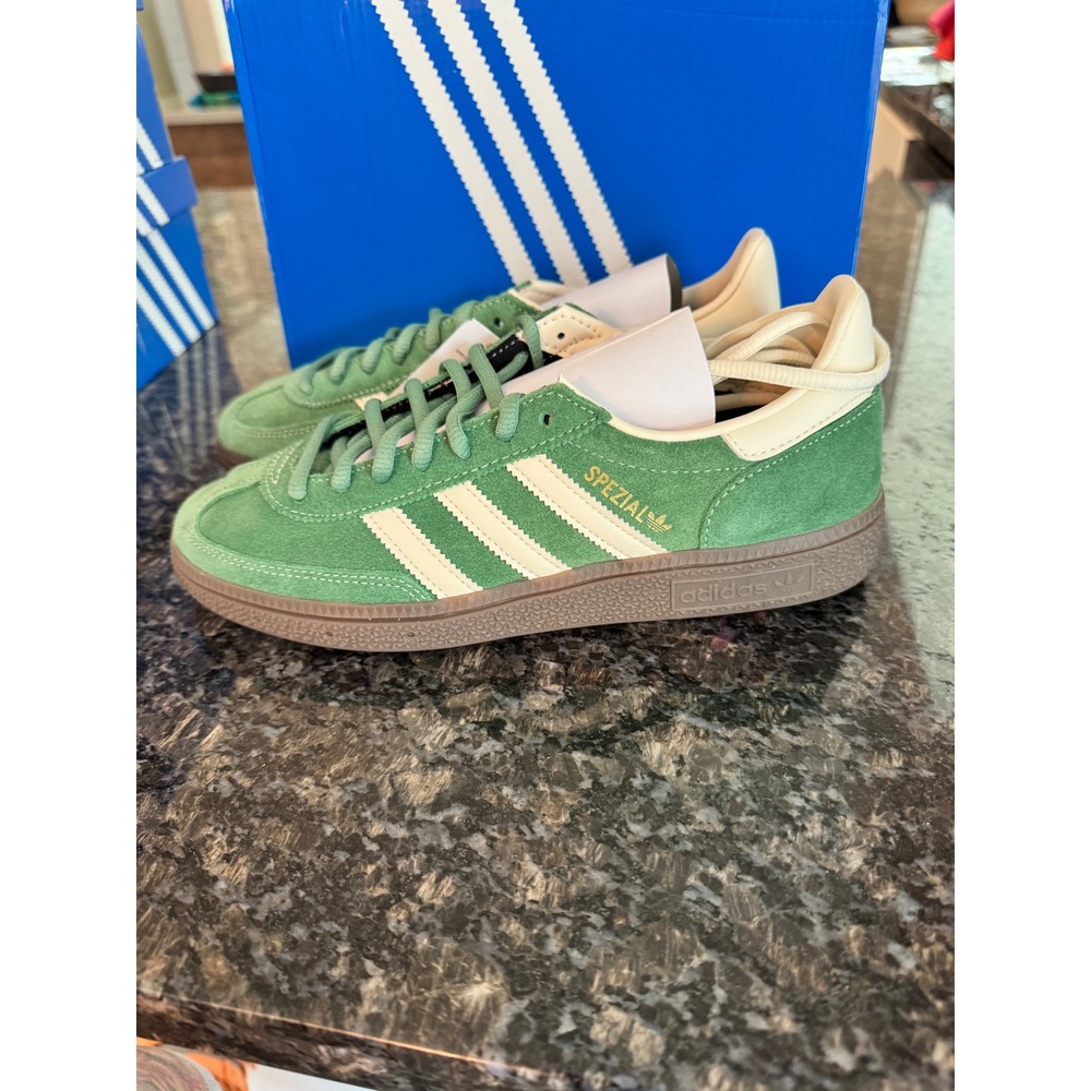 Adidas Handball Spezial Pro Green‎ Cream White Gum IG6192 Mens 6 Womens 7.5